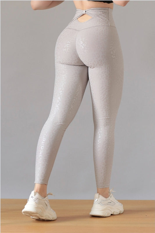 LEGGIN GRIS MOÑO PUSH UP