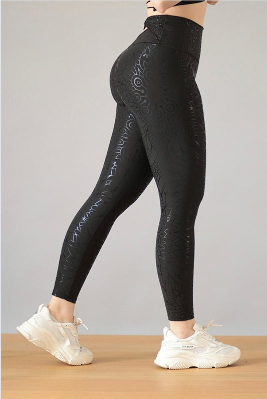 LEGGIN NEGRO MANDALA PUSH UP