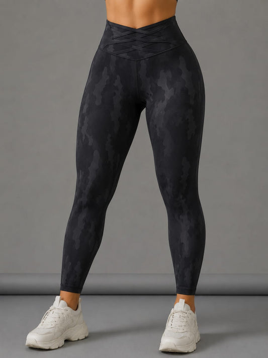 LEGGIN NEGRO MILITAR PUSH UP