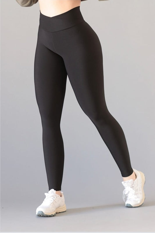 LEGGIN NEGRO LISO PUSH UP