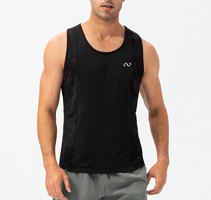 PLAYERA DE BARRAS CON TRANPARENCIA LATERAL