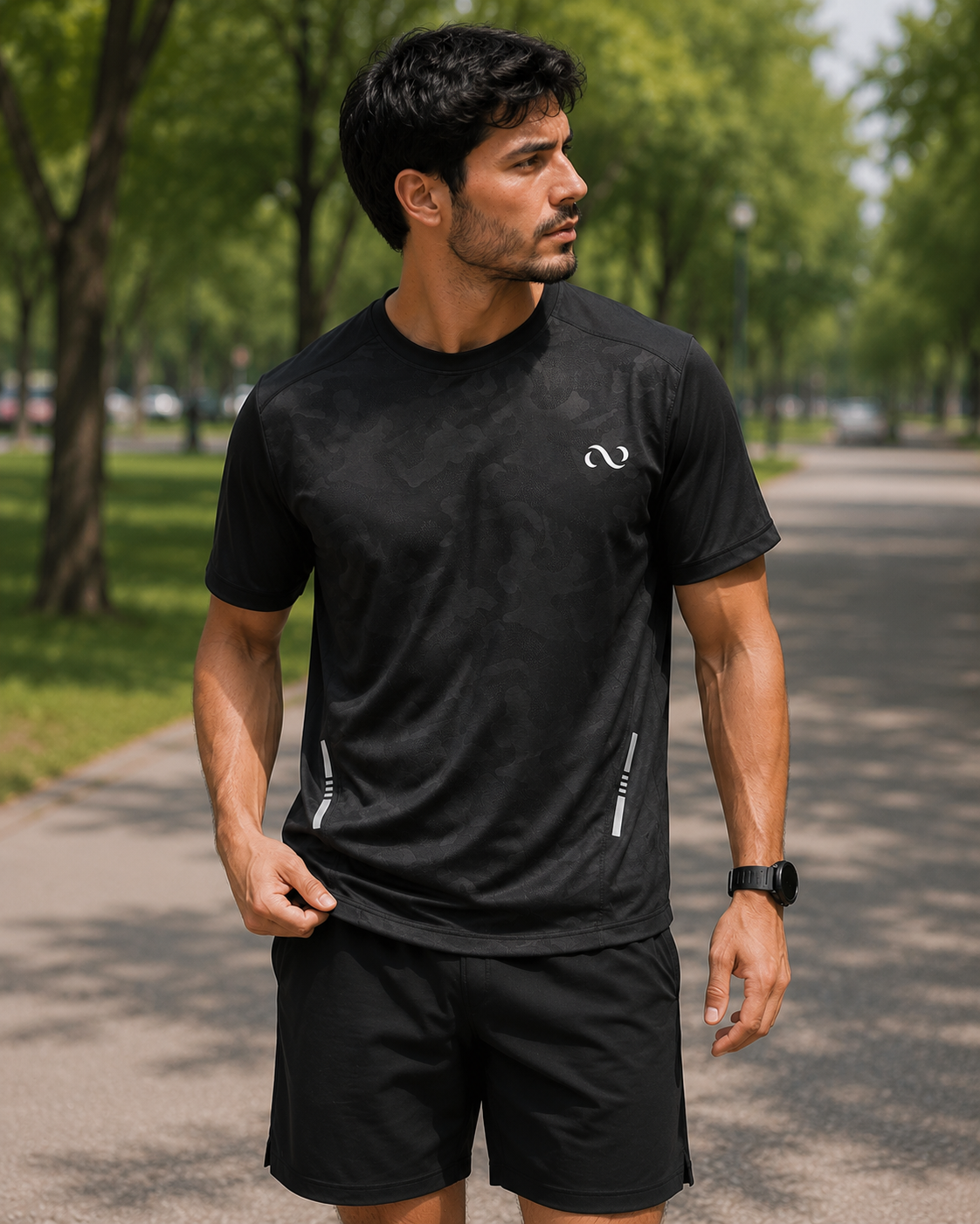 PLAYERA MILITAR MANGA