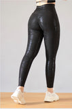 LEGGIN NEGRO VINIL PUSH UP