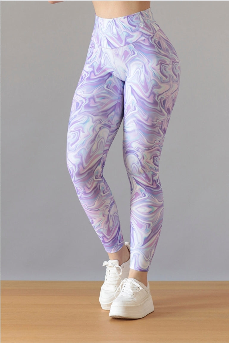 LEGGIN PUSH UP MORADO CARAMELO