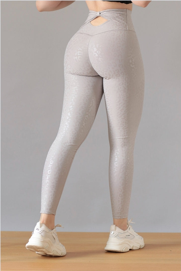 LEGGIN GRIS MOÑO PUSH UP