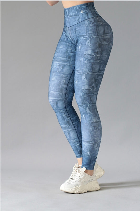 LEGGIN MEZCLILLA PUSH UP