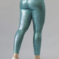 LEGGIN VERDE METALICO PUSH UP