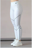 LEGGIN BLANCO LINEA NEGRA