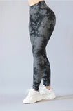 LEGGIN NEGRO GRIS MARMOL PUSH UP