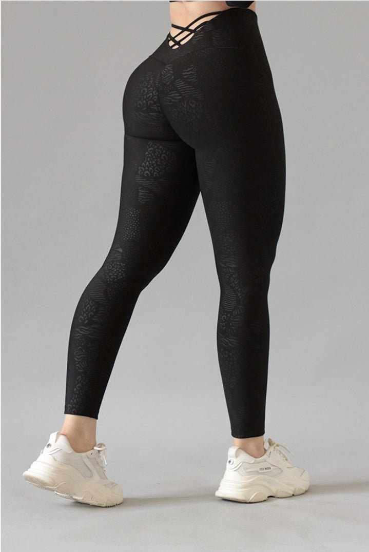 LEGGIN NEGRO BI ANIMAL X PUSH UP