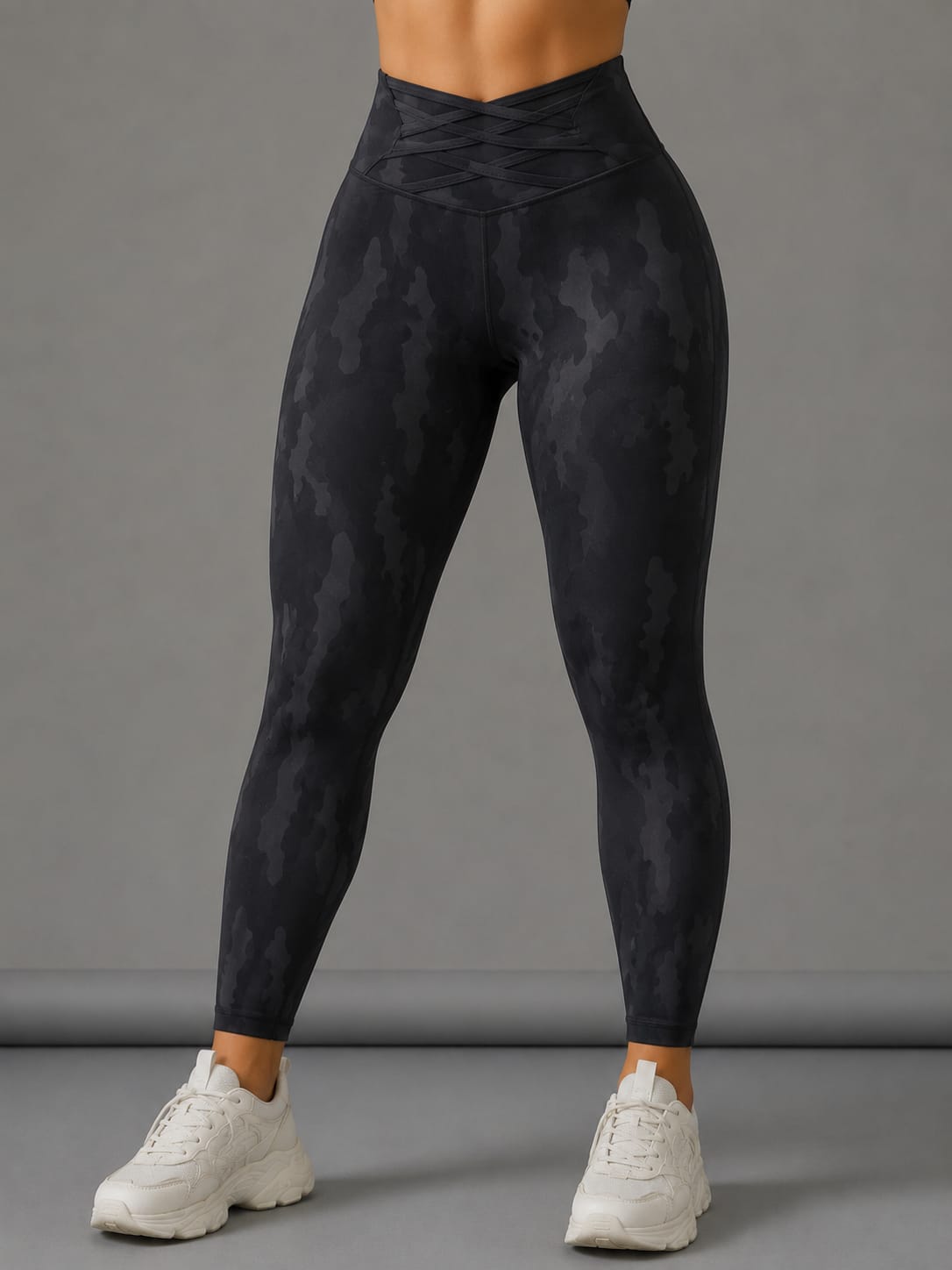 LEGGIN NEGRO MILITAR PUSH UP
