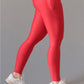 LEGGIN ROJO CON BOLSAS LATERALES