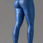 LEGGIN AZUL METALICO PUSH UP